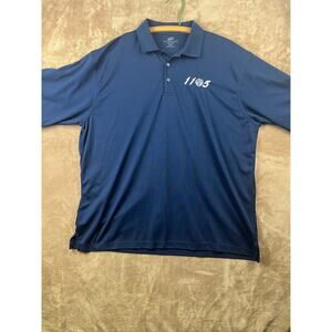 Ultra Club Men’s 2XLT Cool & Dry Navy Blue Polo 1105 CWA T-Shirt